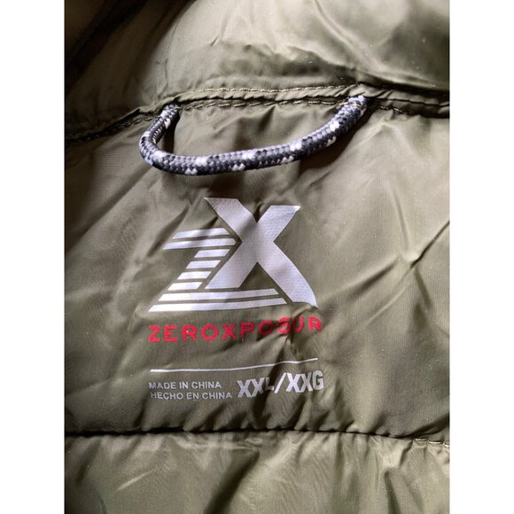 NWT Mens ZeroXposur XXL 2XL Basil Quilted Puffer Jacket Lightweight Zip Pockets - Picture 8 of 11